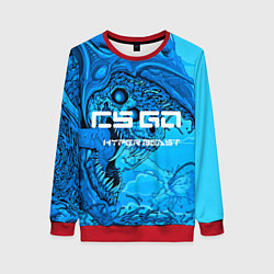 Свитшот женский CS:GO Cold Hyper Beast, цвет: 3D-красный