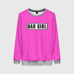 Свитшот женский BAD GIRL, цвет: 3D-меланж