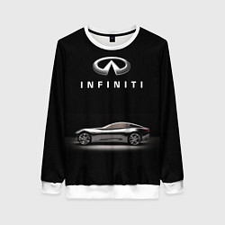 Свитшот женский Infiniti, цвет: 3D-белый