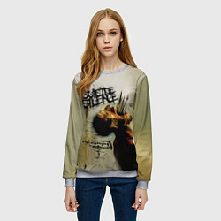 Свитшот женский Suicide Silence: The cleansing, цвет: 3D-меланж — фото 2