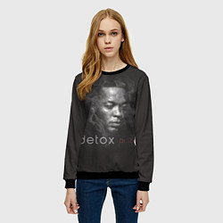 Свитшот женский Dr. Dre: Detox, цвет: 3D-черный — фото 2