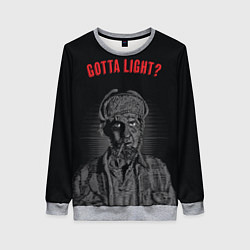 Свитшот женский Gotta light?, цвет: 3D-меланж