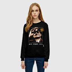 Свитшот женский ДДТ: Мир номер ноль, цвет: 3D-черный — фото 2