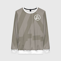 Свитшот женский Linkin Park: Grey style, цвет: 3D-белый