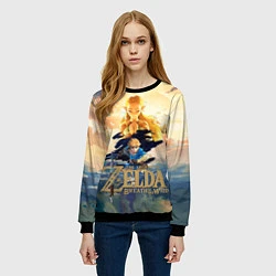 Свитшот женский The Legend of Zelda, цвет: 3D-черный — фото 2