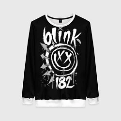Свитшот женский Blink-182, цвет: 3D-белый