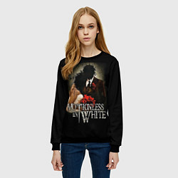 Свитшот женский Motionless in White: Love, цвет: 3D-черный — фото 2
