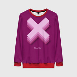 Свитшот женский The XX: Purple, цвет: 3D-красный