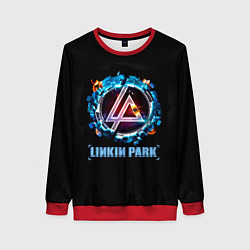 Свитшот женский Linkin Park: Engine, цвет: 3D-красный