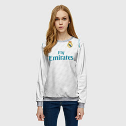 Свитшот женский Real Madrid FC: Isco Home 17/18, цвет: 3D-меланж — фото 2