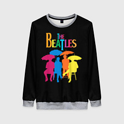 Свитшот женский The Beatles: Colour Rain, цвет: 3D-меланж