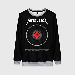 Свитшот женский Metallica Vinyl, цвет: 3D-меланж