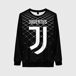 Свитшот женский FC Juventus: Black Lines, цвет: 3D-черный
