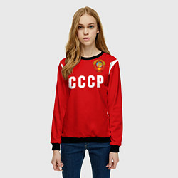 Свитшот женский Сборная СССР 1988, цвет: 3D-черный — фото 2
