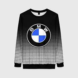 Свитшот женский BMW 2018 Black and White IV, цвет: 3D-черный