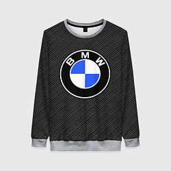 Свитшот женский BMW CARBON БМВ КАРБОН, цвет: 3D-меланж