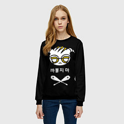 Свитшот женский Rainbow Six Siege: Dokkaebi, цвет: 3D-черный — фото 2