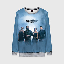 Свитшот женский Skillet: Smoke, цвет: 3D-меланж