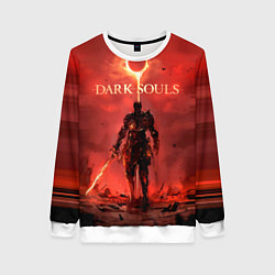 Женский свитшот Dark Souls: Red Sunrise