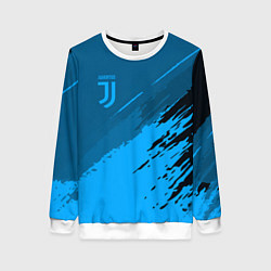 Свитшот женский FC Juventus: Blue Original, цвет: 3D-белый