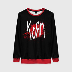 Свитшот женский Korn: Blood, цвет: 3D-красный