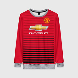 Свитшот женский FC MU: Pogba Home 18/19, цвет: 3D-меланж