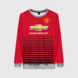 Свитшот женский FC MU: Pogba Home 18/19, цвет: 3D-меланж