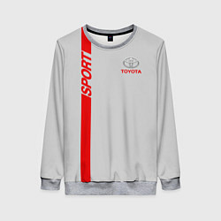 Женский свитшот Toyota: Silver Sport