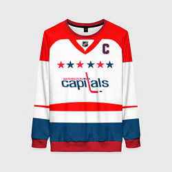 Свитшот женский Washington Capitals: Ovechkin White, цвет: 3D-красный