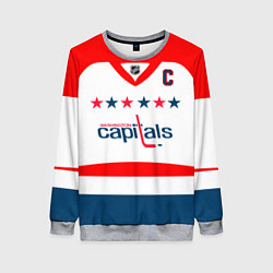 Женский свитшот Washington Capitals: Ovechkin White