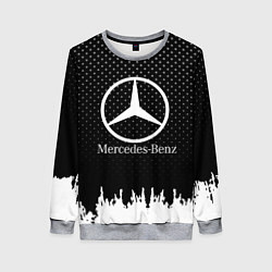 Свитшот женский Mercedes-Benz: Black Side, цвет: 3D-меланж