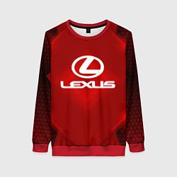 Свитшот женский Lexus: Red Light, цвет: 3D-красный