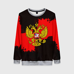 Свитшот женский Russia: Red Collection, цвет: 3D-меланж