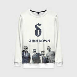 Свитшот женский Shinedown Band, цвет: 3D-белый