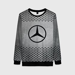 Свитшот женский Mercedes-Benz: Hardened Steel, цвет: 3D-черный