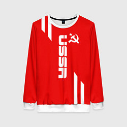 Женский свитшот USSR: Red Sport