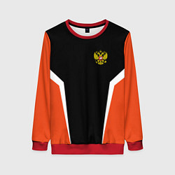 Женский свитшот Russia: Orange Sport