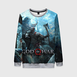 Свитшот женский God of War: Dynasty, цвет: 3D-меланж