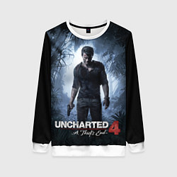 Свитшот женский Uncharted 4: A Thief's End, цвет: 3D-белый