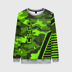 Женский свитшот CS:GO Light Green Camo