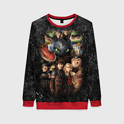 Женский свитшот How to Train Your Dragon