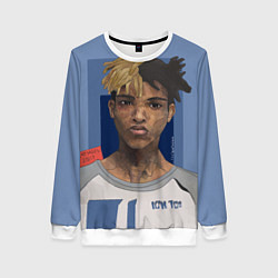 Свитшот женский XXXTentacion Art, цвет: 3D-белый