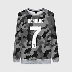 Свитшот женский Ronaldo 7: Camo Sport, цвет: 3D-меланж