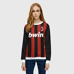 Свитшот женский AC Milan: Ronaldo Retro, цвет: 3D-белый — фото 2