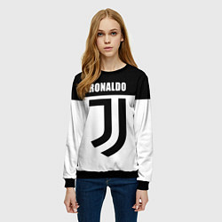 Свитшот женский Ronaldo Juve, цвет: 3D-черный — фото 2