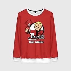 Свитшот женский Nuka Cola: Ice Cold, цвет: 3D-белый