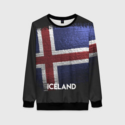 Свитшот женский Iceland Style, цвет: 3D-черный