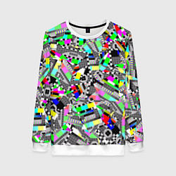 Свитшот женский Экран профилактики, цвет: 3D-белый