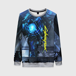 Свитшот женский Cyberpunk 2077, цвет: 3D-меланж
