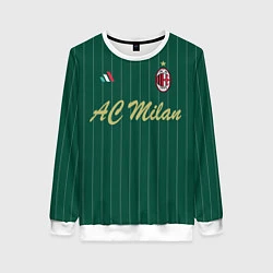 Свитшот женский AC Milan: Green Form, цвет: 3D-белый